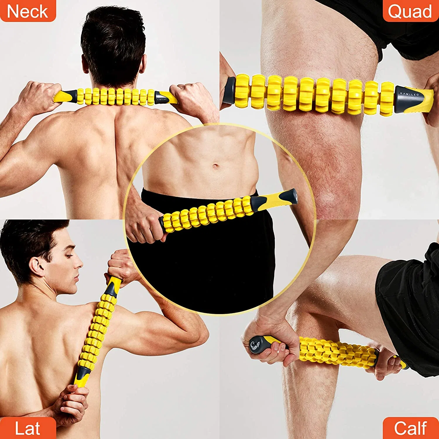 La jambe arrière d'allégement de Muscle auto Mini masseur Massage Stick de rouleau