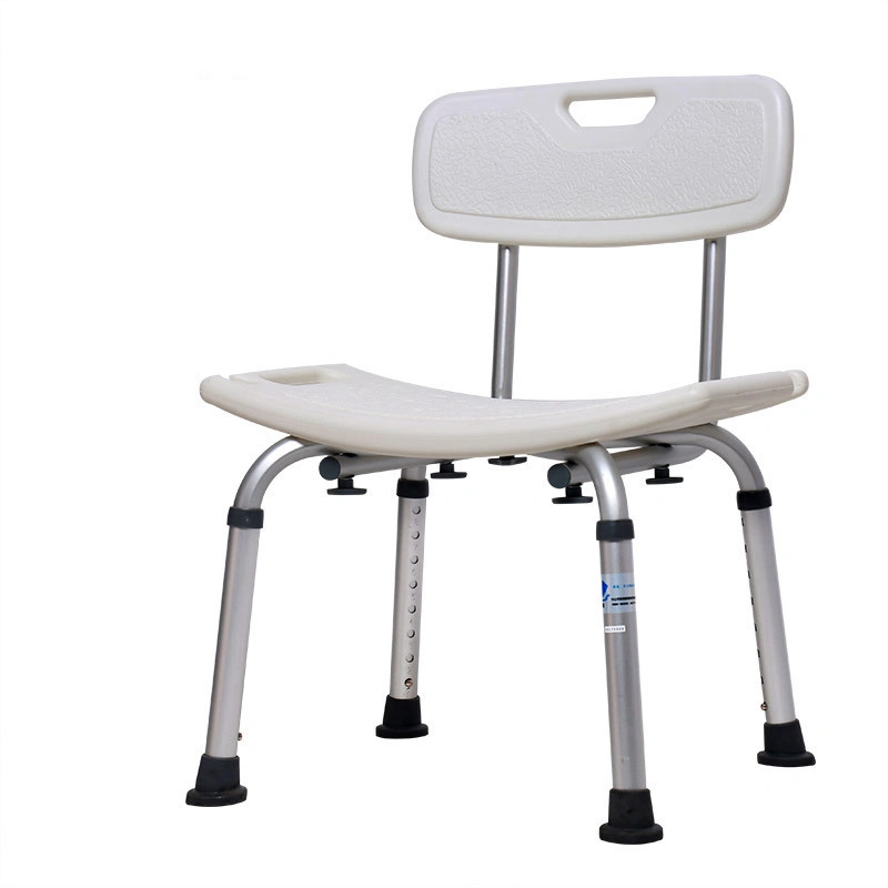 Bathroom supplies shower chair with Backrest safety bath chair