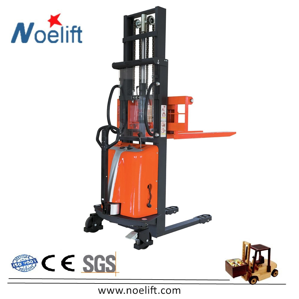 Industrial Fork Lift Semi Electric Stacker 1500 Kg 3500mm