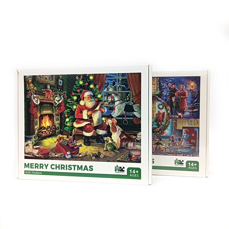 Heißer Verkauf Weihnachten Werbegeschenk Puzzle-Set