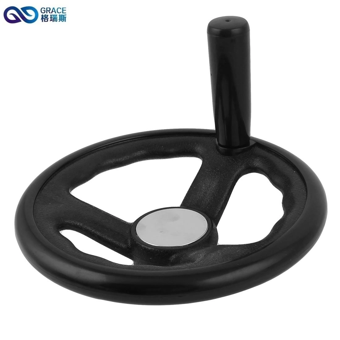 Whole Black Nylon Spoked Handwheel for CNC Milling Machines with SGS