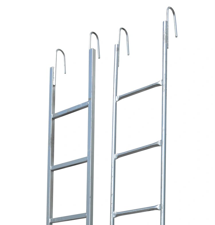 Galvanized Scaffolding Step Stairs Steel Monkey Ladder for H Frame