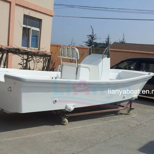 Liya 5.8m 8 Person Fiberglass Boat for Fishing Panga Boat