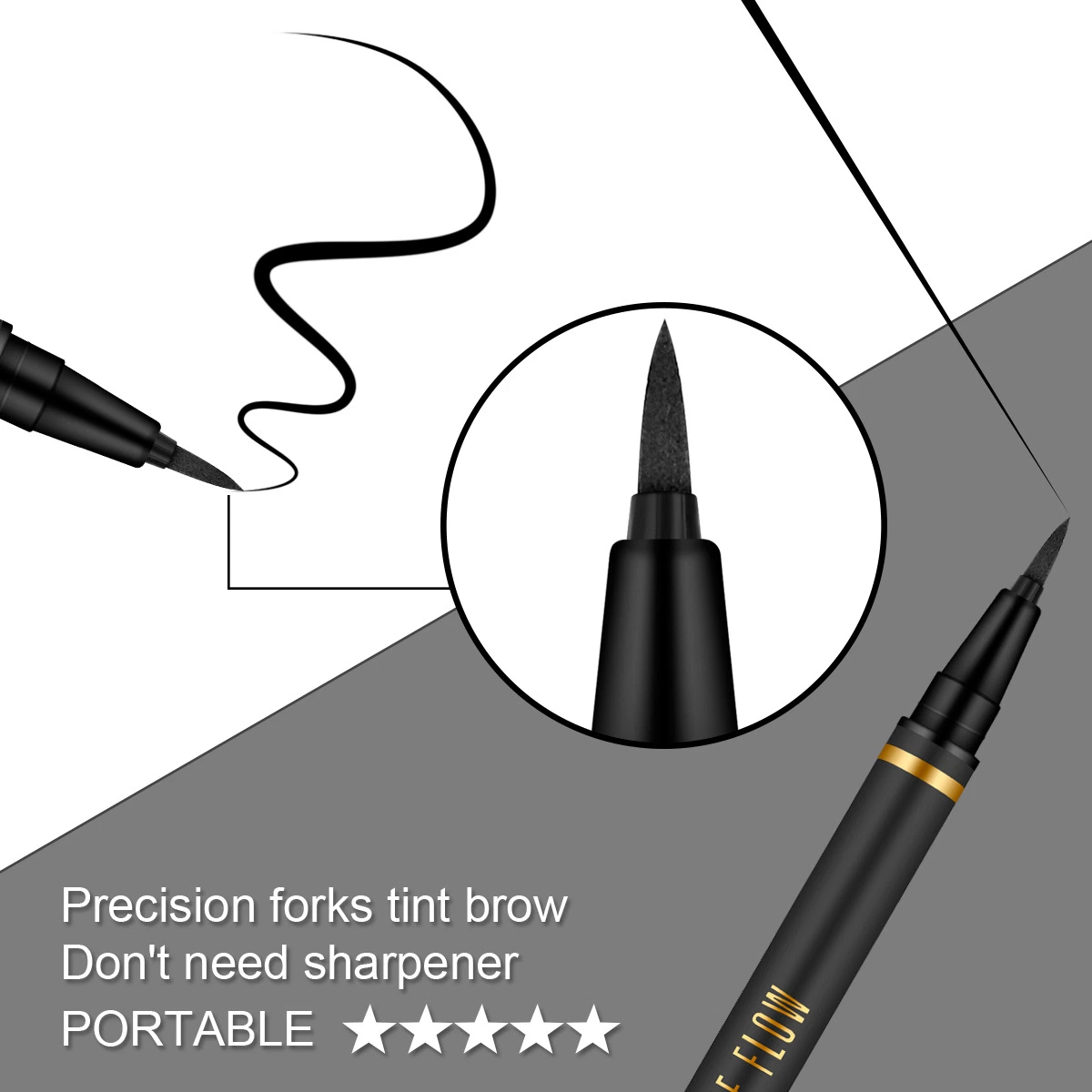 Pegamento resistente al agua Magic Pen Eyeliner líquido libre