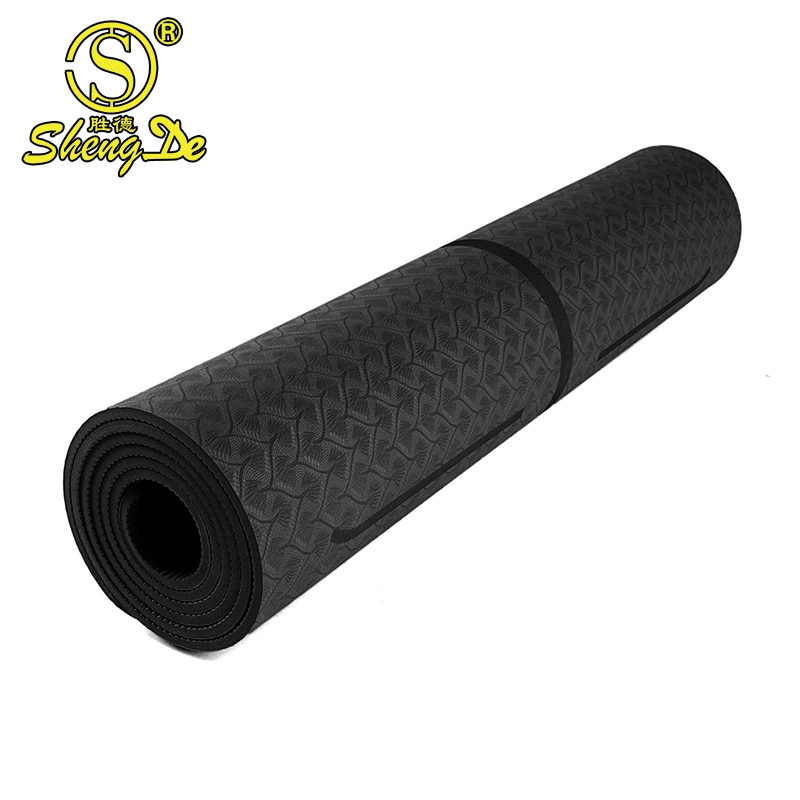 High quality/High cost performance  Custom Print Waterproof TPE Yoga Mat Gym Fitness Equipment