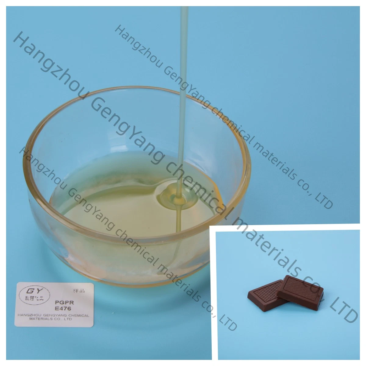 Used in Cocoa, Chocolate, Candy, Ice Cream as Emulsifier Polyglycerol Polyricinoleate (PGPR)