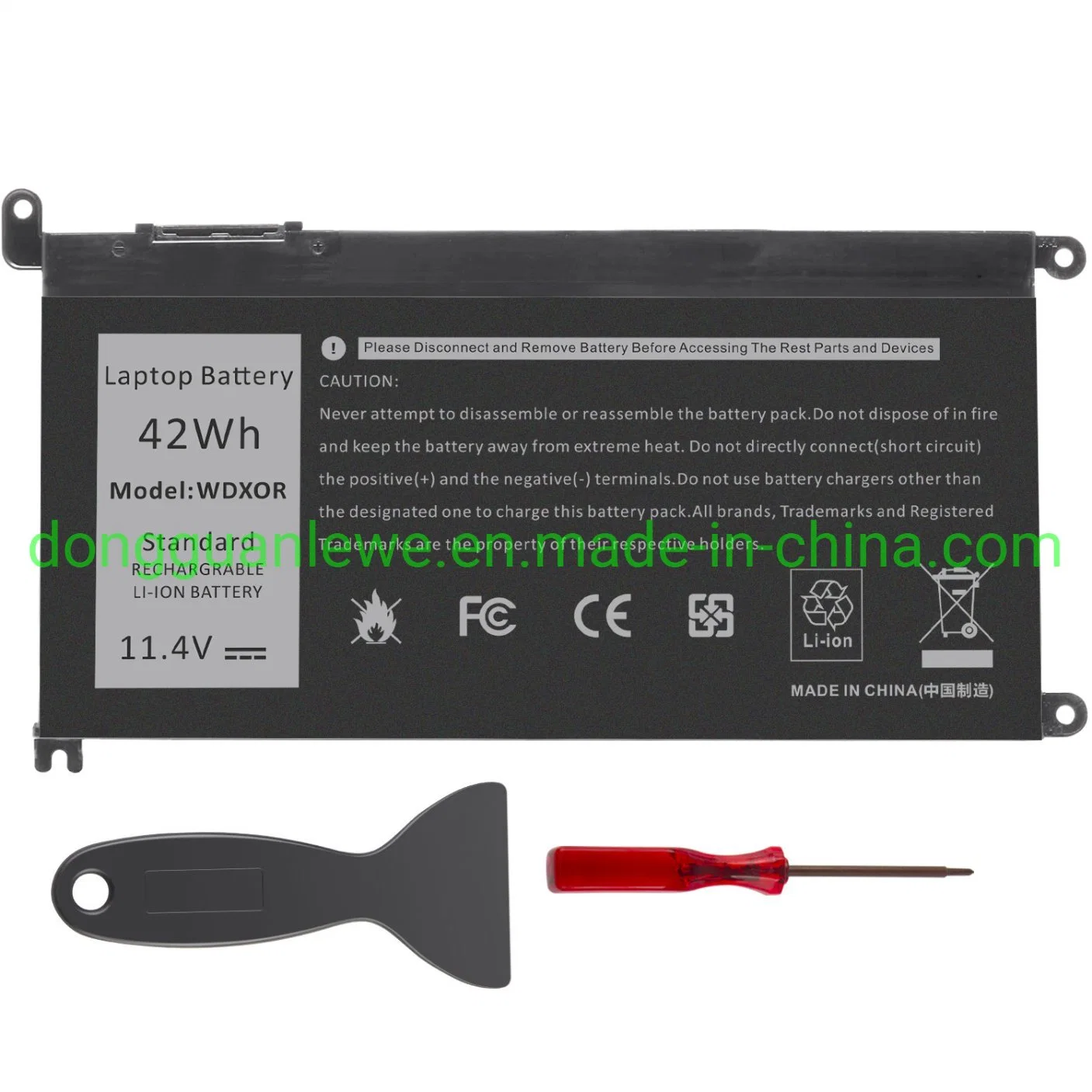 Wholesale/Supplier 11.4V 42wh Wdxor Laptop Battery Replacement for DELL Inspiron 15 5565 5538 5578 7460 7560 7378 5568 5468 Notebook Battery