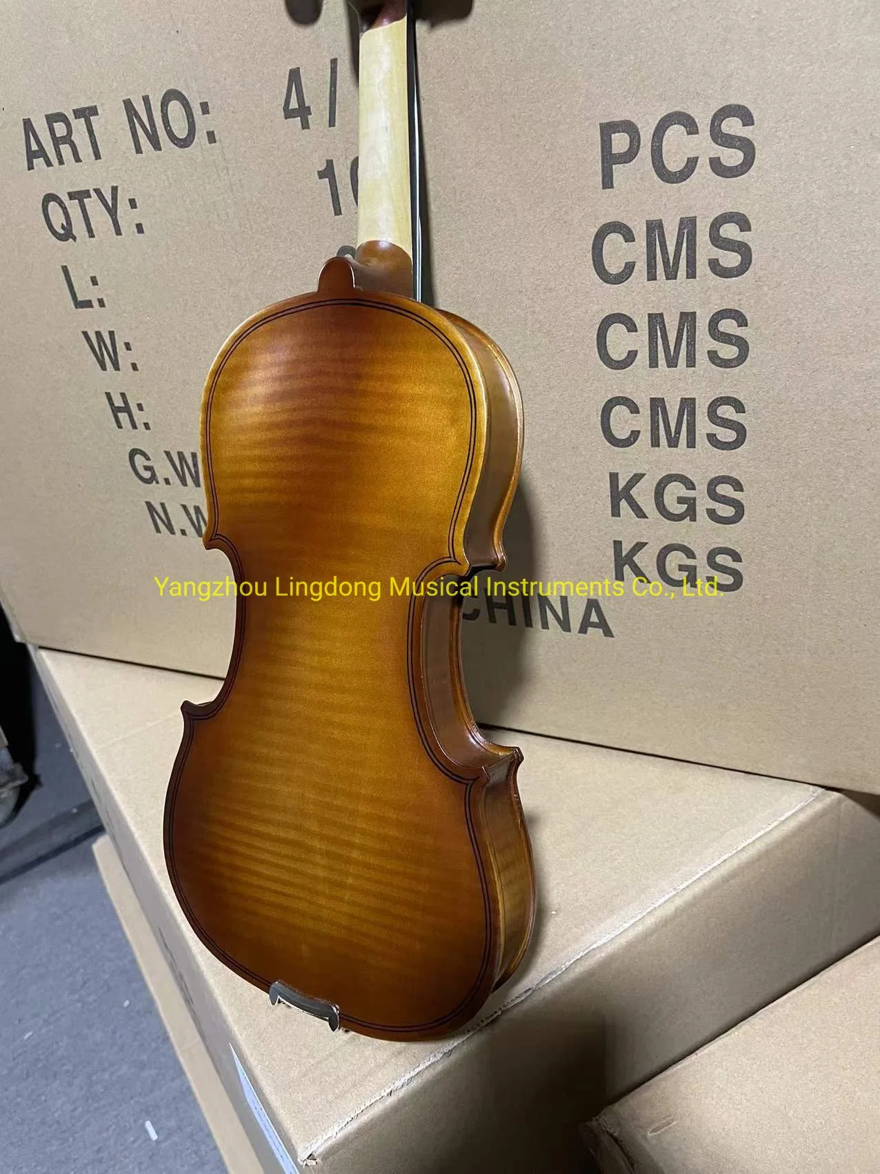 China Artificial Tiger Flame Beginner Violin 1/32-4/4