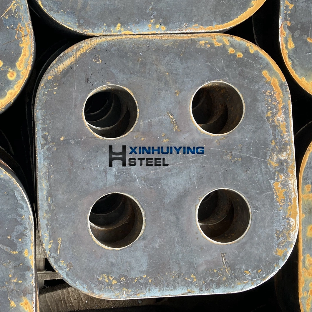 Galvanized Steel Square Weldable Surface Mounting Floor Flange Base Plate