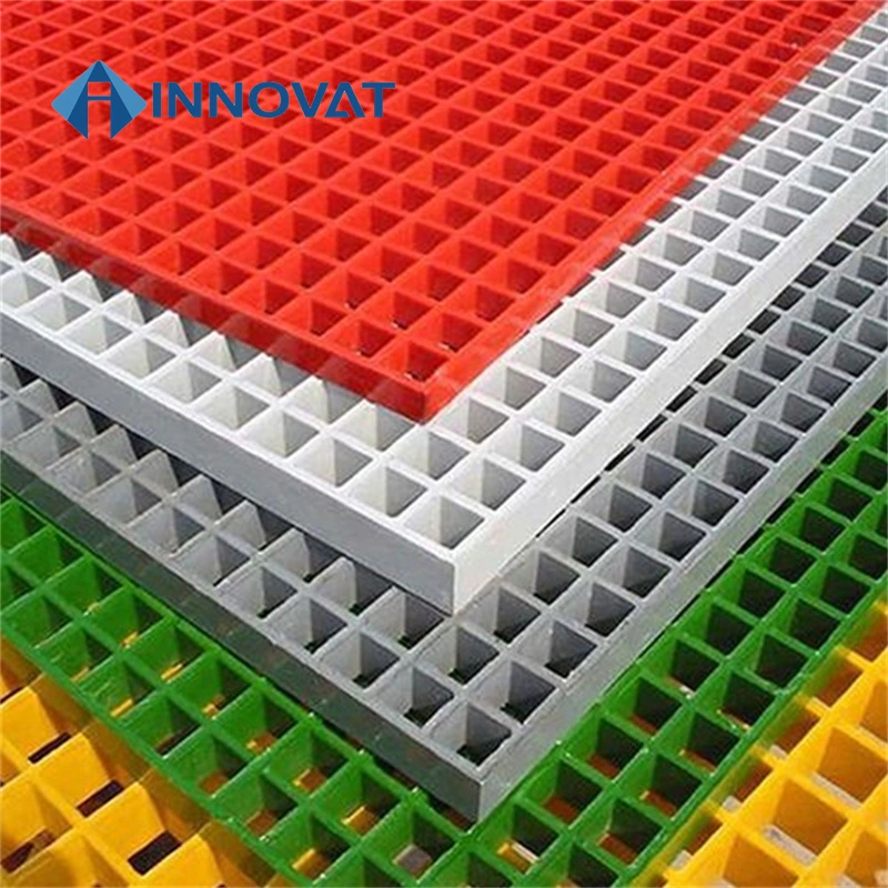 FRP plástico compuesto Molded Floor Grating Fiberglass Panel