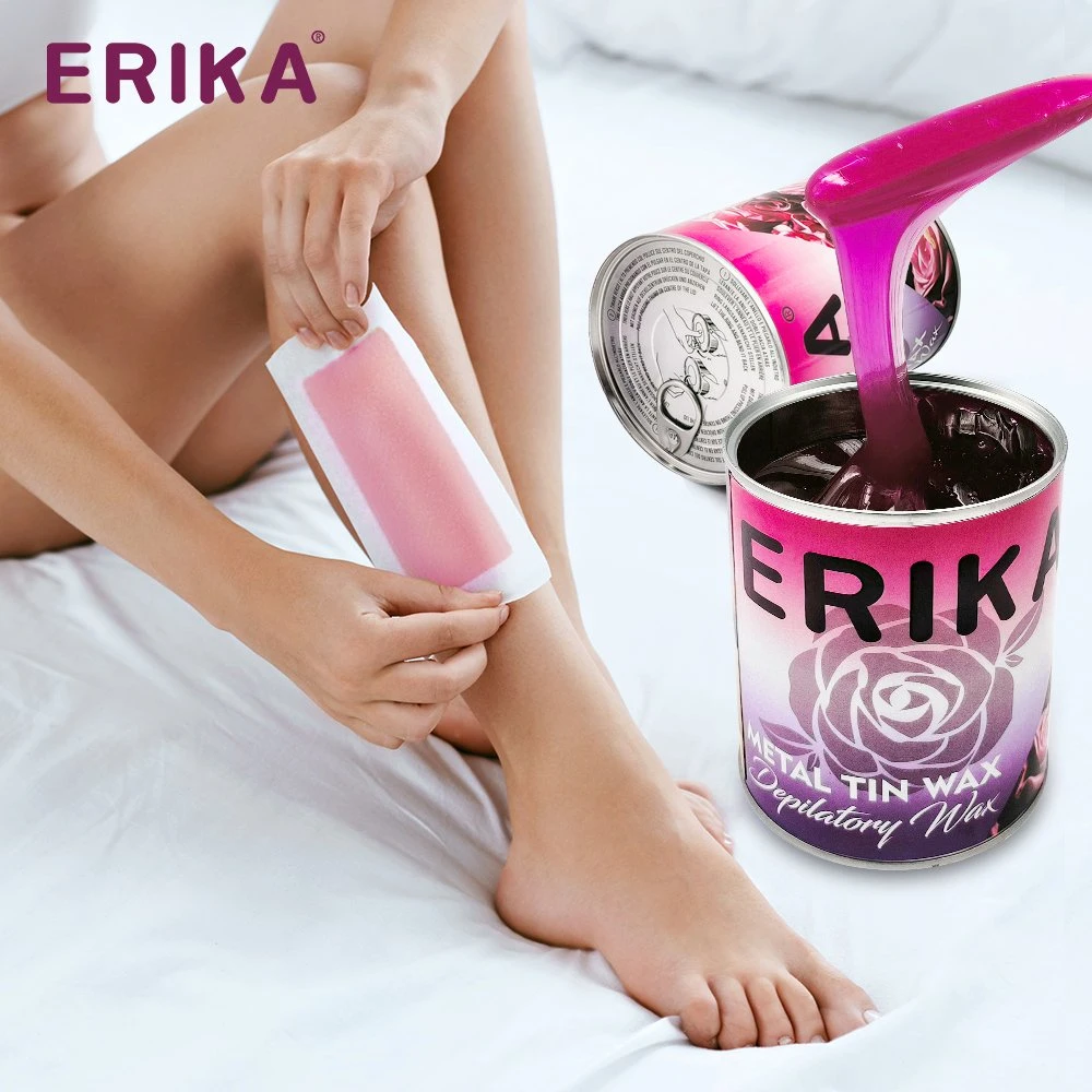 800g Red Wine Flavor Tin Canned Soft Wax Rosin-Free Hair Removal Warm Wax Depilatory Soft Wax