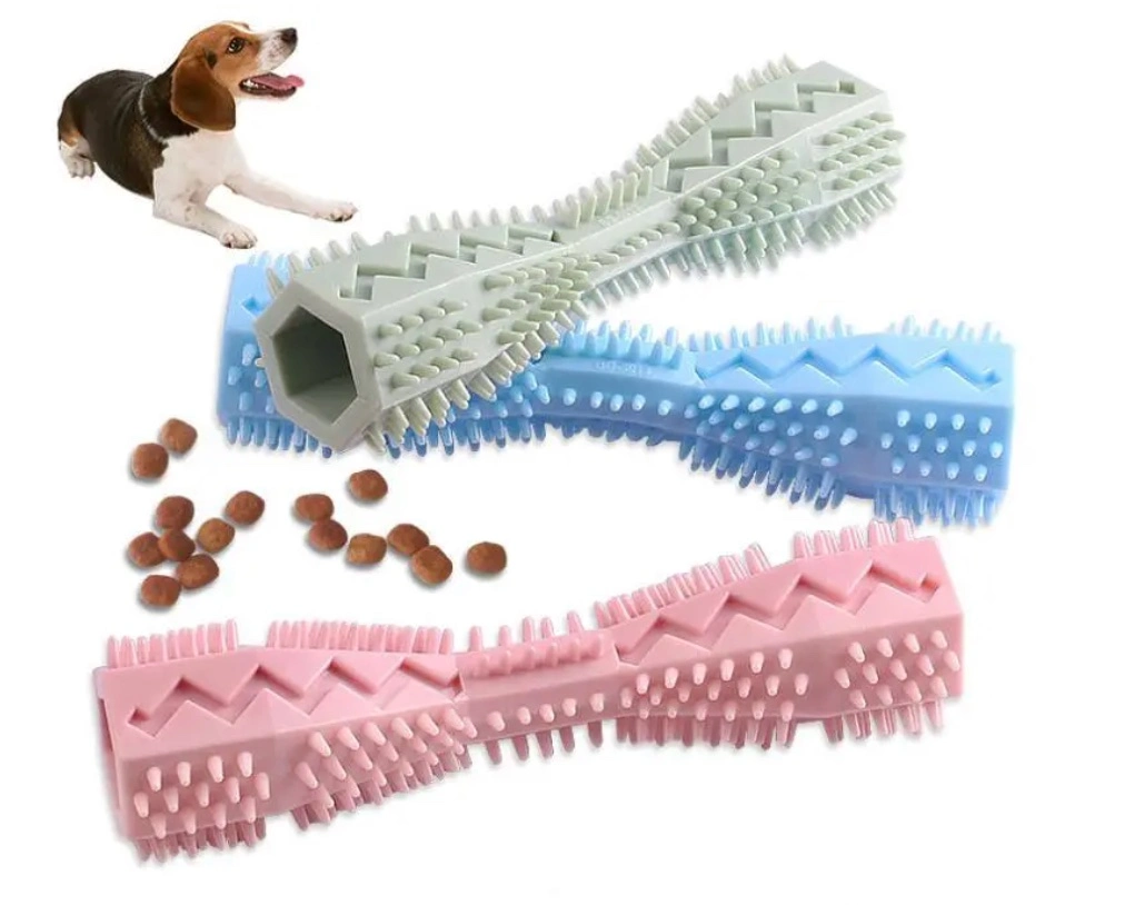 Großhandel Dauerhafte Haustier Kauspielzeug Interaktive Lebensmittelspender Zähne Reinigung