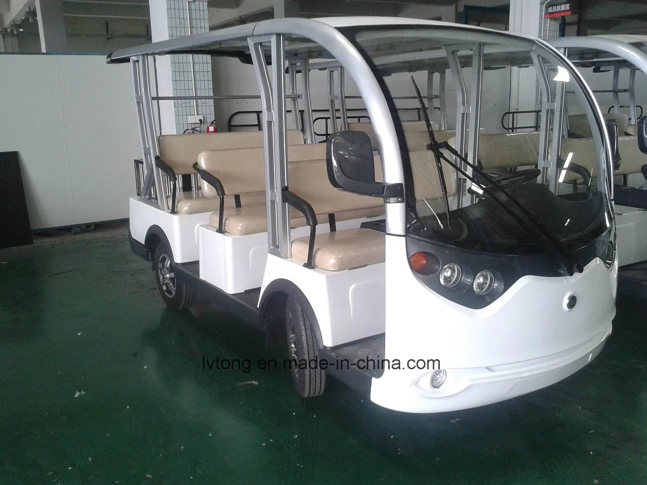 City Vehicle Golf Trolley Tourist Battery Power Wholesale/Supplier 8 Passengers Sightseeing Bus (LT-S8)