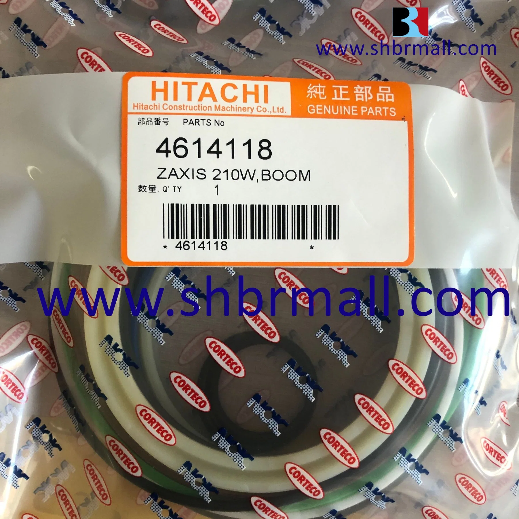 Excavator Hitachi Zx210/Zaxis 210W Hydraulic Boom/Arm/Bucket/Blade/Autriger Cylinder & Control Valve/Center Joint Seal Kits/4448399/4614118/4614121/4616885