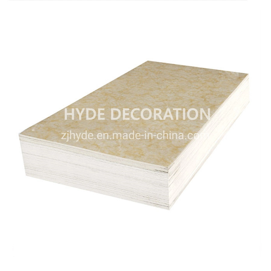 High Gloss UV Coating PVC Marble Decorative Waterproof Wall Board for Wall Cladding