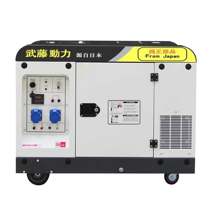 5kVA 5kw Super Silent Electric Start Engine Diesel Power Generator Set