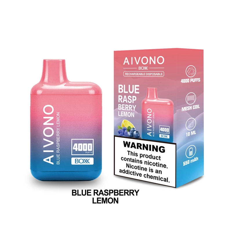 Aivono Disposable/Chargeable Chargeable Factory Wholesale/Supplier Vape Pen E- Cigarette Aim Boxx 4000puffs 10 Flavors Newest Vaporizer Atomizer OEM