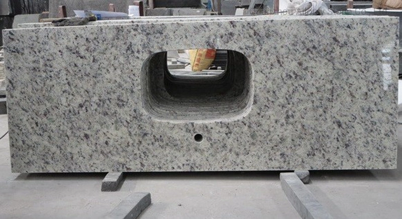 Wholesale/Supplier Precut Natural White Rose Granite Kitchen Countertop and Island