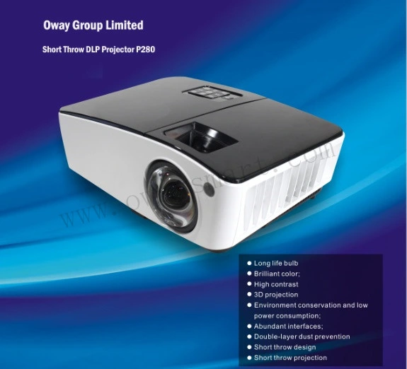 4000lumens Short Focus Portable Interactive Digital Projector for Smart Interactive Wall