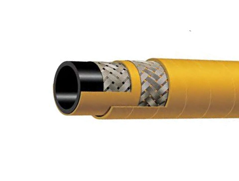 270 Psi Chlorobutyl Braided Steam Hose Flexible High Pressure Dryer Steam Hose Leading to a Steam Hammer High Pressure Braided Steam Hose