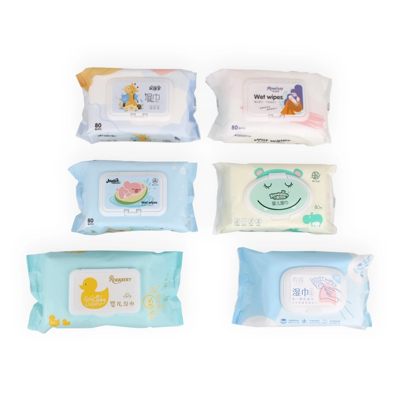 Natural Single Portable Private Label Wet Baby Wipes