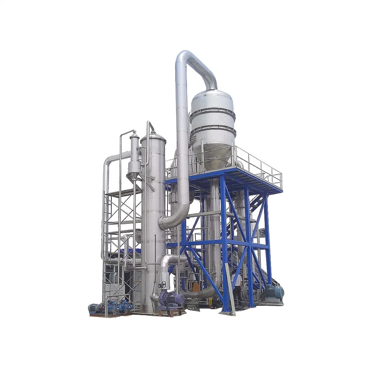 High Efficiency Easy Operation obtaining the condensate paste heating vacuum evaporator