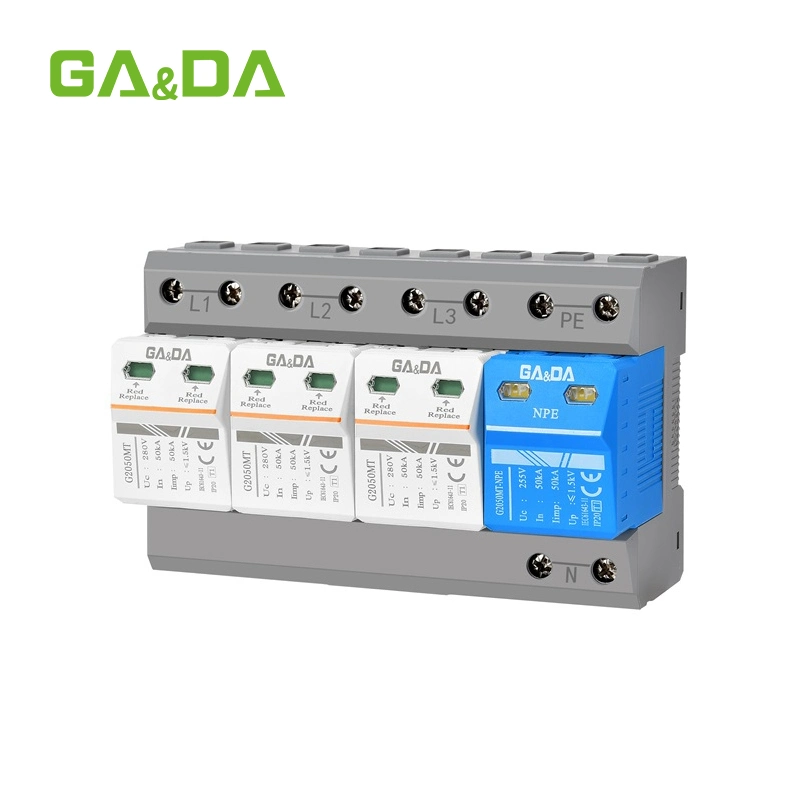 T1 3 Pole AC SPD 280V Lightning Surge Protection Surge Protective Device