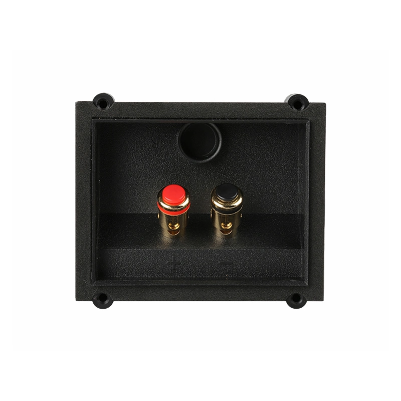 Yjtb-7017 ABS Gold Plated Binding Post Speaker Terminal Connector Round Speaker Terminal Box