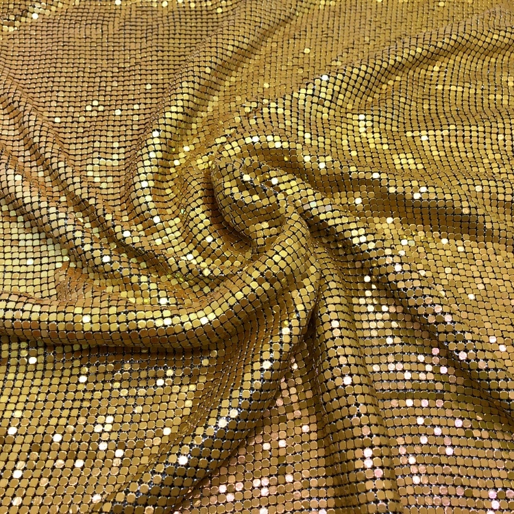 Flexible Round Shape Metallic Sequin Cloth