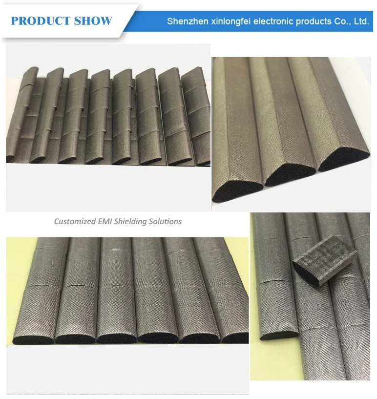 Custom Ni-Co Conductive Foam Nickel Copper Metal Shielding Cotton