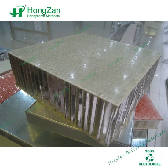 Lightweight Sandwich Panel Plastic Honeycomb Core Material Building Material