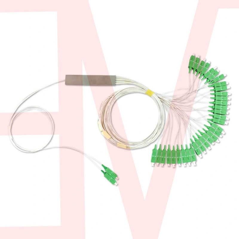 Custom FTTH Network 900um Loose Tube 2X32 2xN SC APC LWL-SPS-Splitter-SPS-Koppler