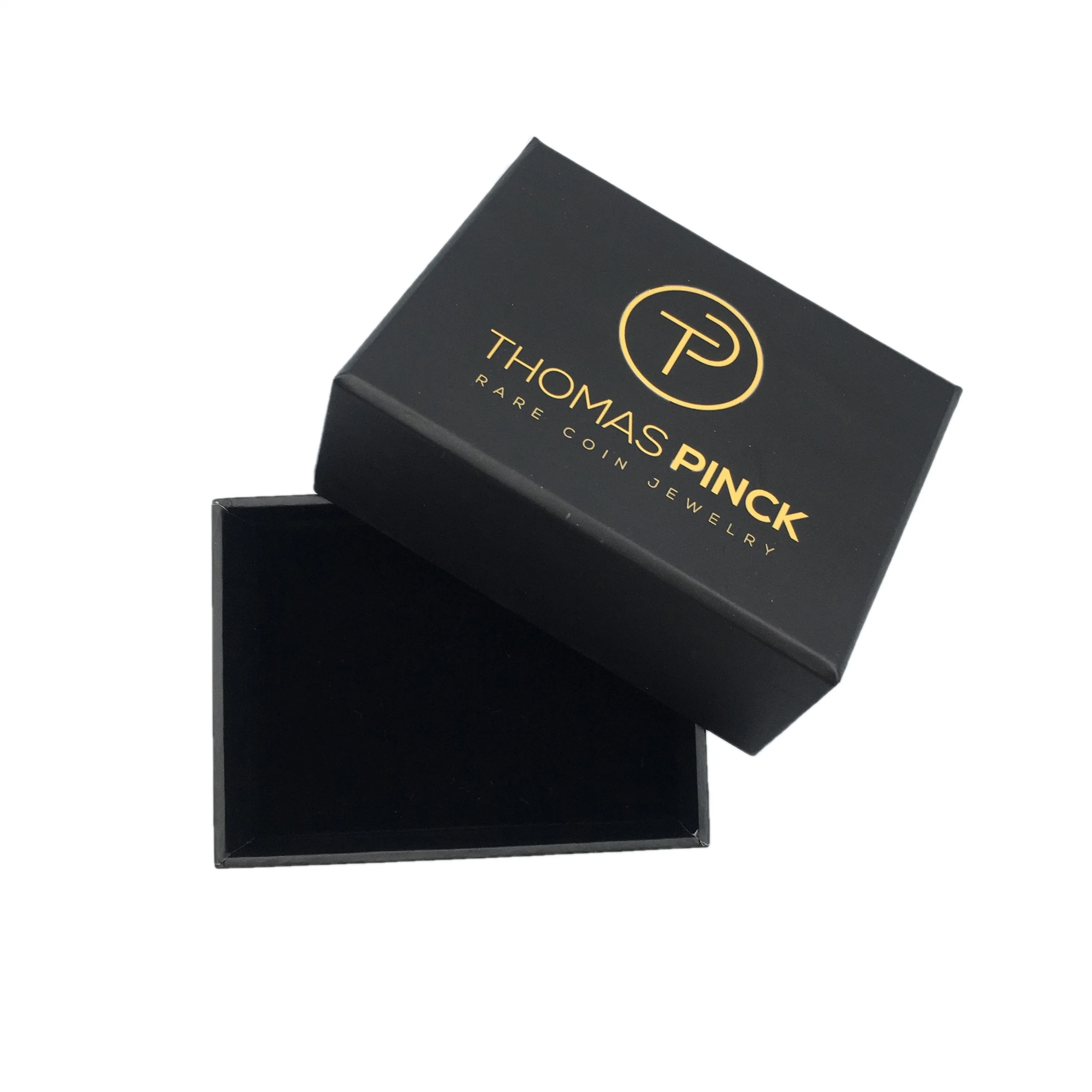 Papel personalizado jóias de papelão Anel Caixa rígida caixa de oferta de cosméticos Embalagem para presente de promoção