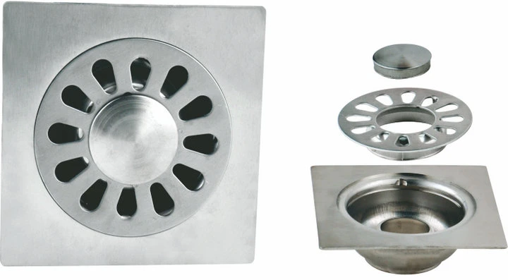 304 Stainless Steel Floor Drain (100*100mm)