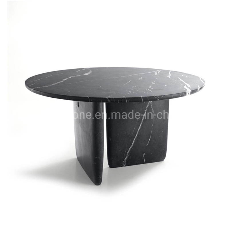 Mesa de consola con tapa de mármol Diseño moderno Mesa de café