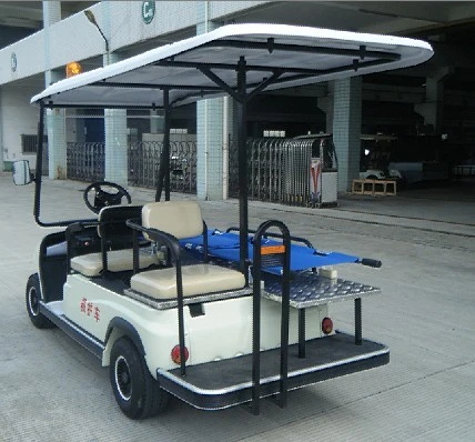 2 Seats Battery Powerful Electric Cart Hospital Transportation