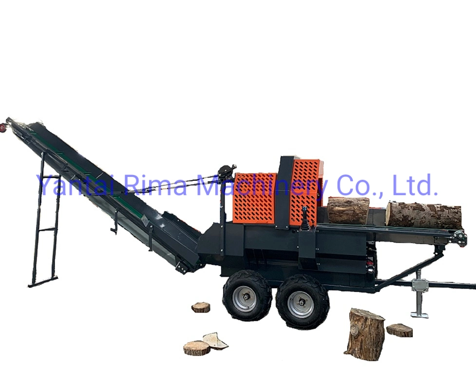 TUV CE Approved 30ton Wood Cutting Machine Firewood Processor Log Splitter for Sale