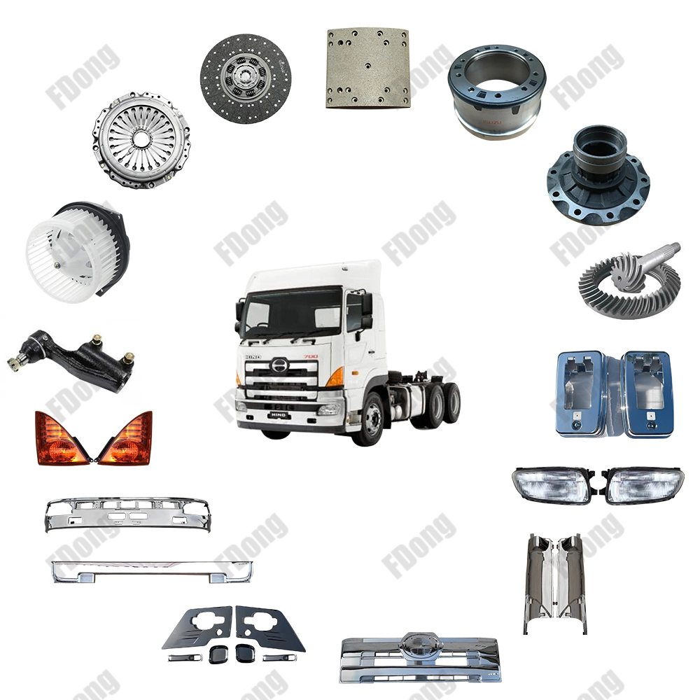 Chrome Painting Engine Suspension Chassis Parts for Hino 700/Mega 500/ Victor 500/Dutro 300/Profia/FM3m/FM2K