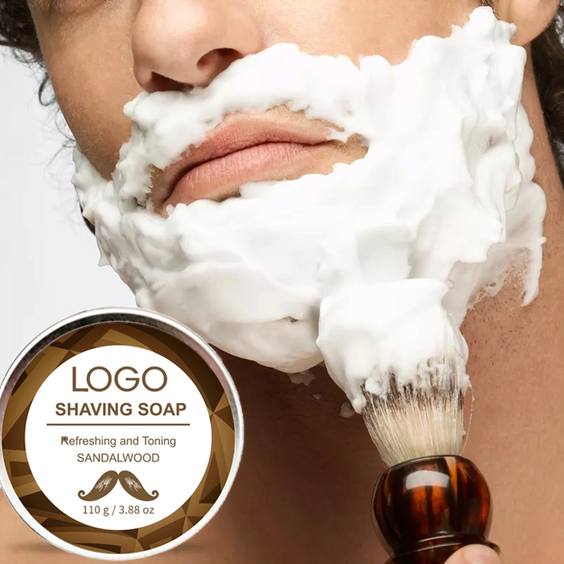 High Quality Shave Beard Mens Sandalwood Cream Men Shaving Oil Bath Soap