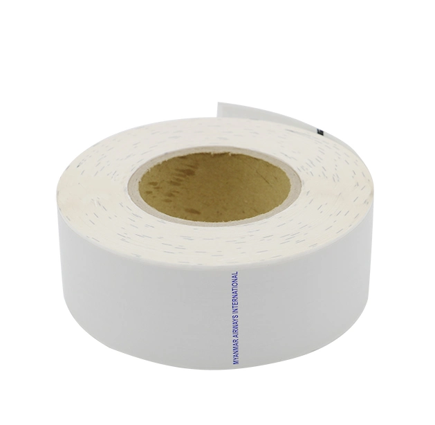 Free Sample Low Price High quality/High cost performance Thermal Paper Baggage Tag Luggage Tag Products Self Adhesive Material Raw Materia for Airline