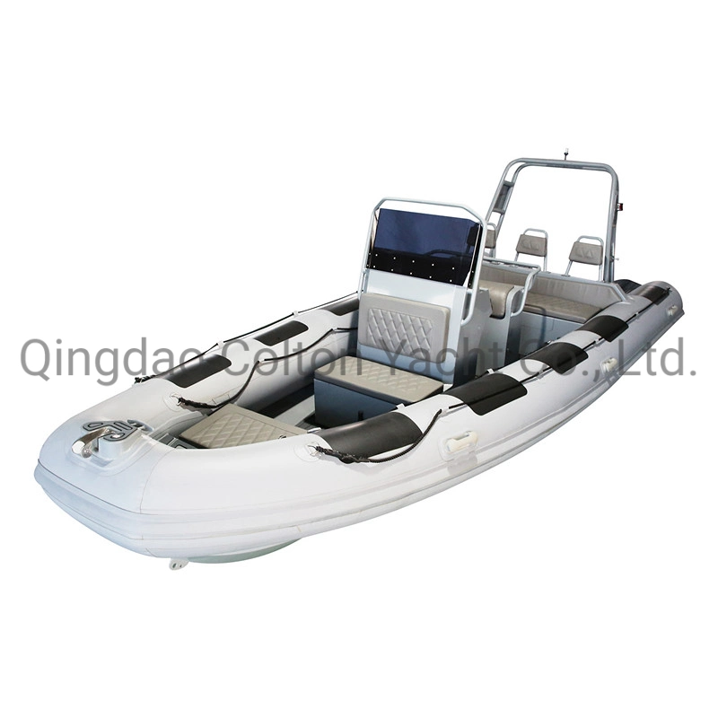 580cm Barco Rígido Inflable de Aluminio, Barcos de Pesca, Barco Rib y Barco de Consola Central