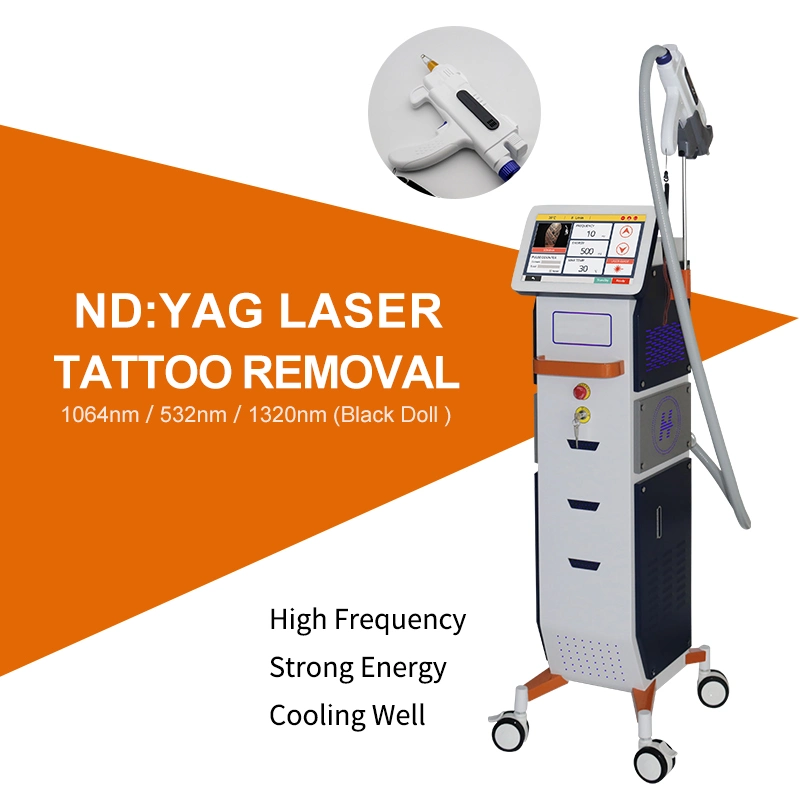 Équipement de beauté Élimination de tatouage Laser ND YAG