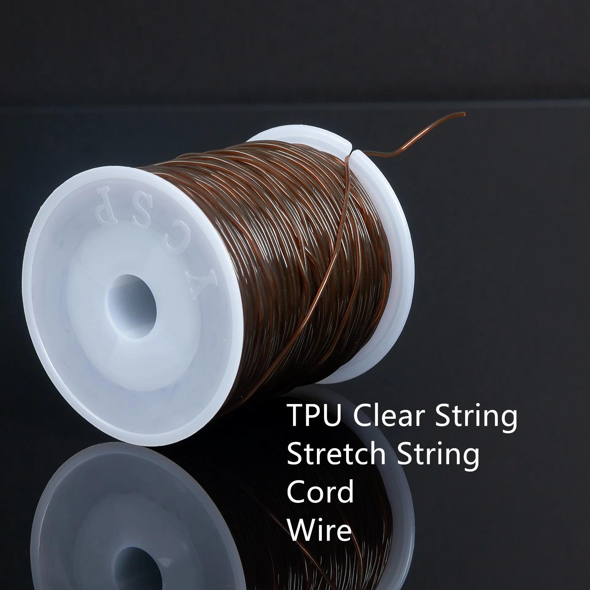 Wholesale/Supplier Transparent Crystal High Elastic TPU Thread Durable Beading Cord String for Bracelet Making