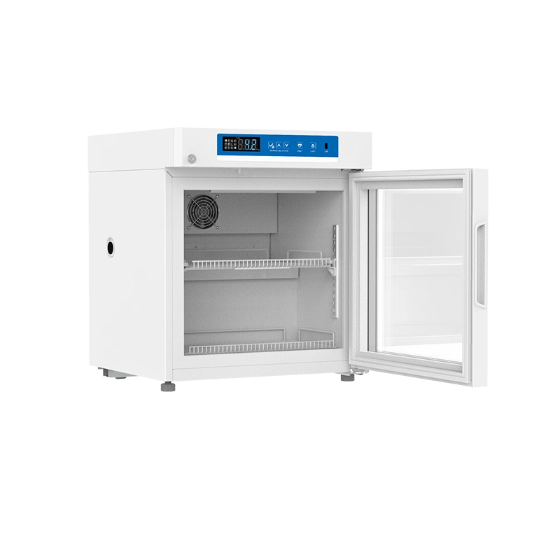 Meling 2-8 Degree 56L Small Size Medical Lab Hospital Vaccine Refrigerator with Glass Door