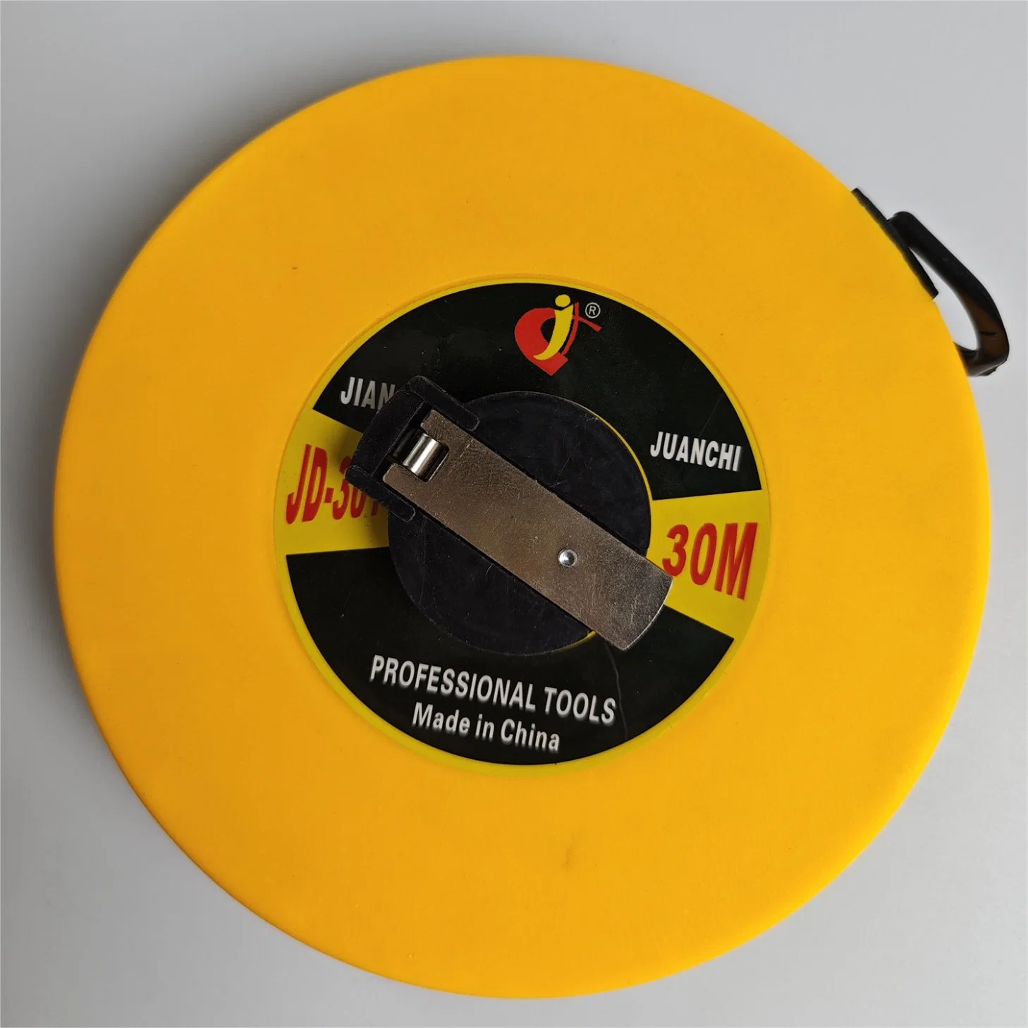 30m Open Long Tape Measure Einziehbares wasserdichtes Fiberglas Lineal manuell Messwerkzeug