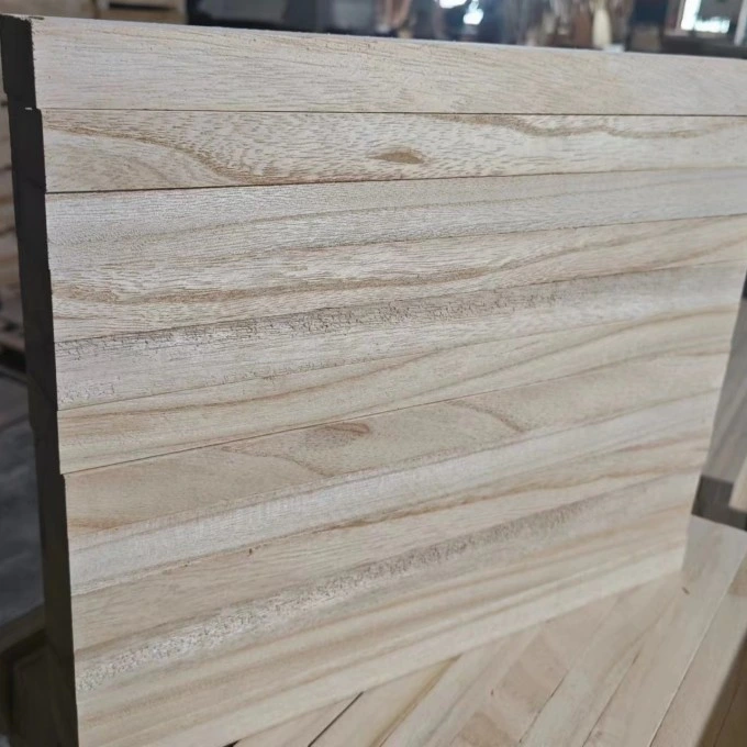 Cheap Wood Board Paulownia Solid Lumber Timber Paulownia Finger Joint Board