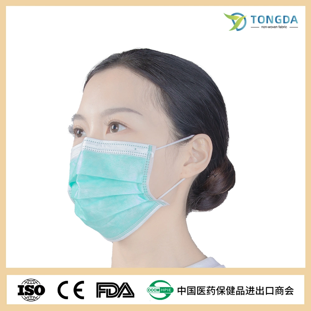 Hospital Infection Control 3 Ply Surgical Mouth Face Mask Disposable