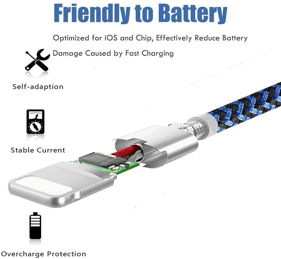 Wholesale/Supplier Nylon Braided 2A Fast Charging USB Cables Computer Cable for Phone