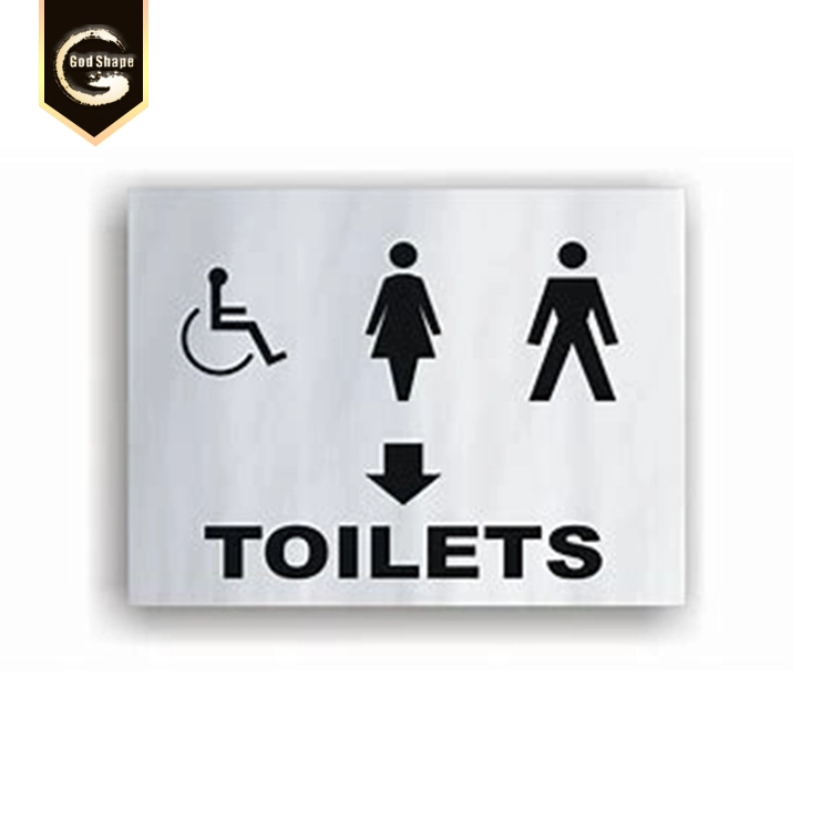 Gent Toilet Restroom Door Plate Sign Plaque for Wayfinding -0419L