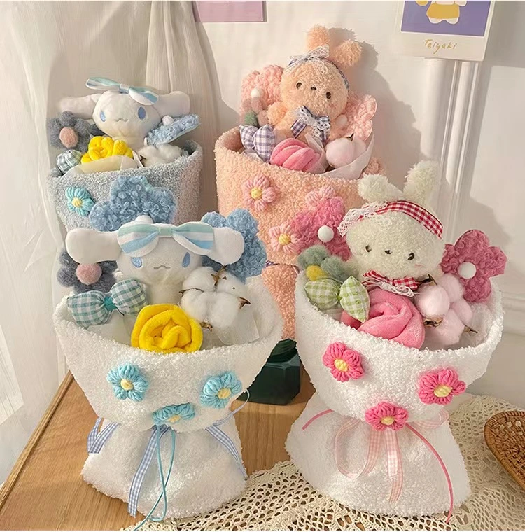 Stuffed&Plush Toy Animal Stuffed Animal Sheep Customized Small Flower Dolls with Various Stuffed Animals